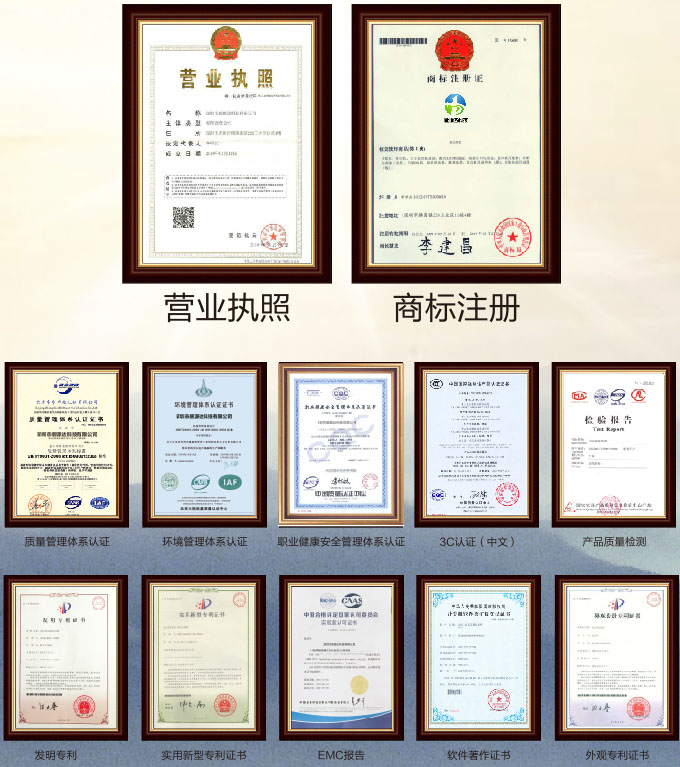 碧源达资质荣誉证书 碧源达资质荣誉证书
